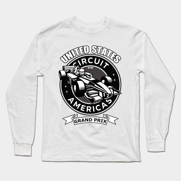 Circuit of the americas Long Sleeve T-Shirt by Oonamin